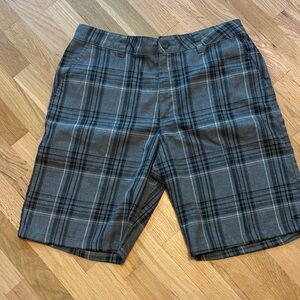 Gray Plaid Men's oneill Shorts